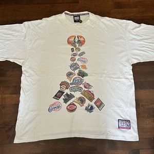 NBA Dunk Remix T-shirt with old logos